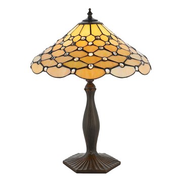 Endon 64301 - Bordslampa PEARL 1xE27/60W/230V diameter 37 cm