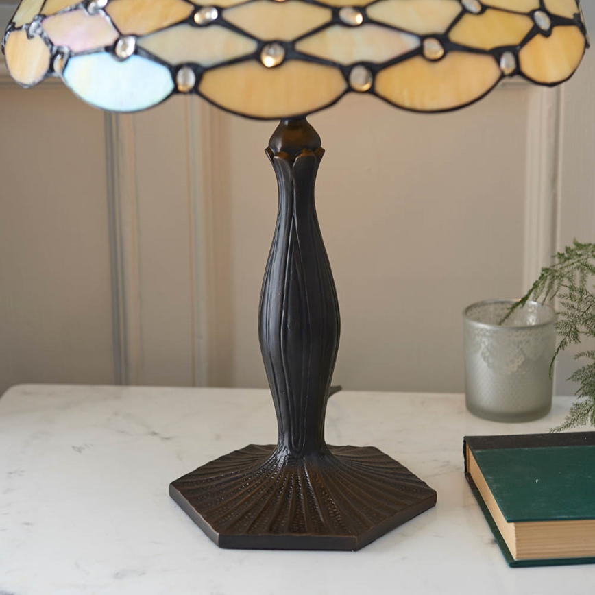 Endon 64301 - Bordslampa PEARL 1xE27/60W/230V diameter 37 cm