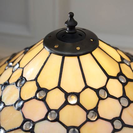 Endon 64301 - Bordslampa PEARL 1xE27/60W/230V diameter 37 cm