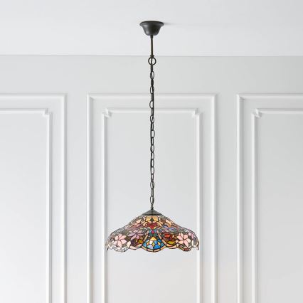 Endon 64325 - Kronlampa med kedja SULLIVAN 1xE27/60W/230V Ø 40 cm