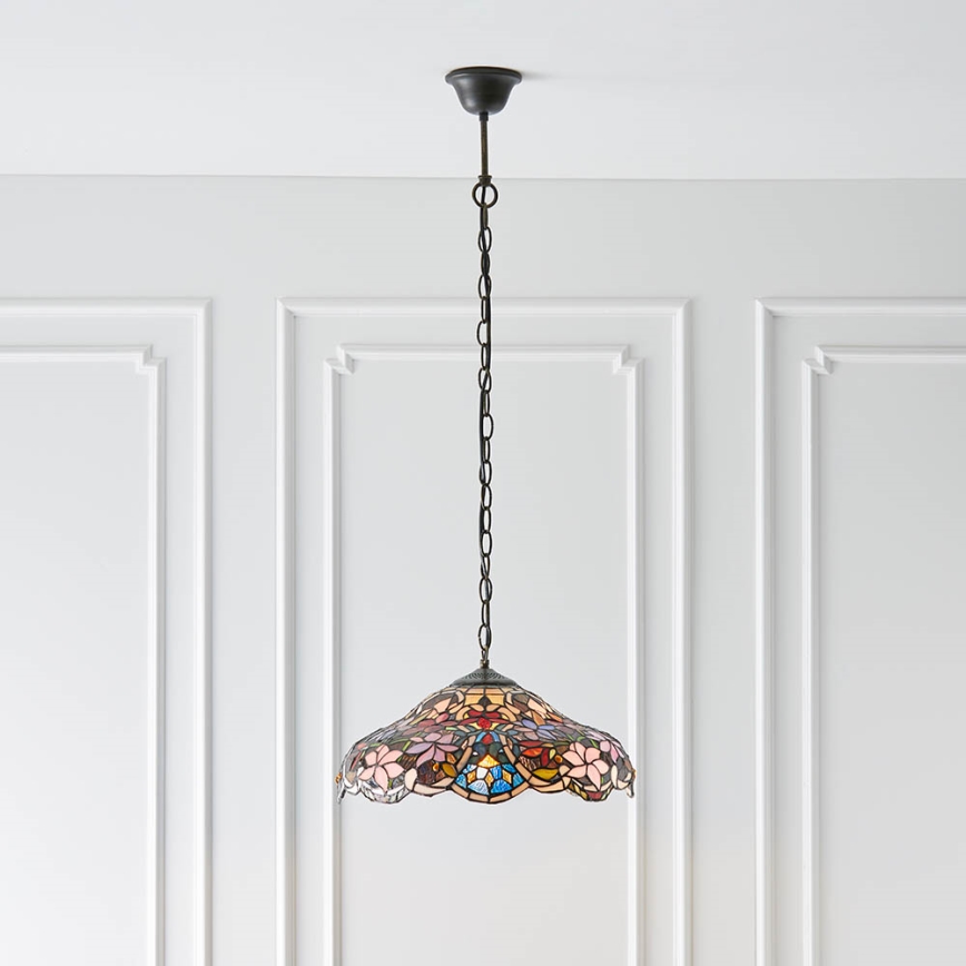 Endon 64325 - Kronlampa med kedja SULLIVAN 1xE27/60W/230V Ø 40 cm
