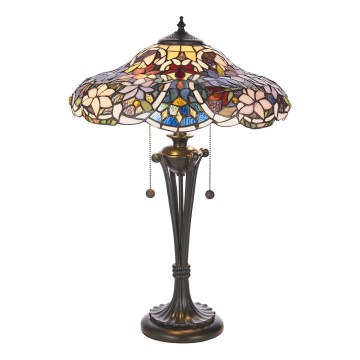 Endon 64326 - Bordslampa SULLIVAN 2xE27/60W/230V diameter 40 cm