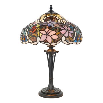 Endon 64327 - Bordslampa SULLIVAN 2xE14/40W/230V diameter 30 cm