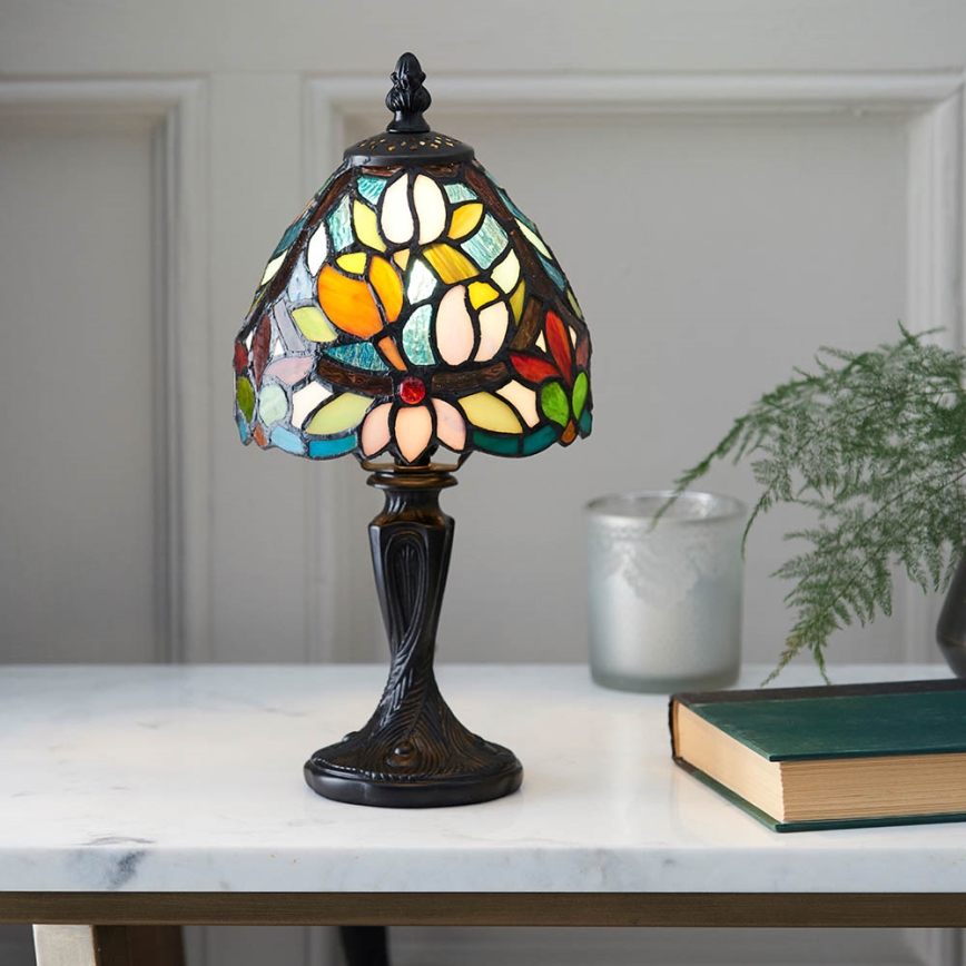 Endon 64331 - Bordslampa SYLVETTE 1xE14/40W/230V diameter 15 cm
