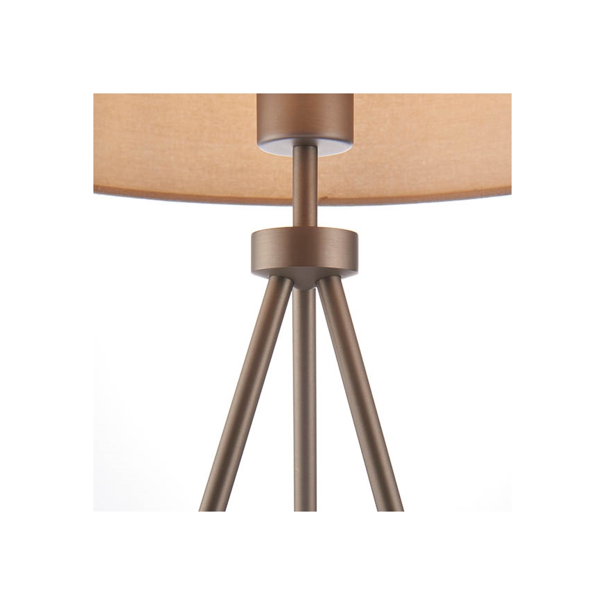 Endon 66986 - Bordslampa TRI 1xE27/40W/230V mässing/beige