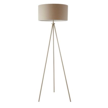 Endon 66987 - Golvlampa TRI 1xE27/60W/230V beige