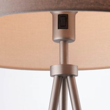 Endon 66987 - Golvlampa TRI 1xE27/60W/230V beige