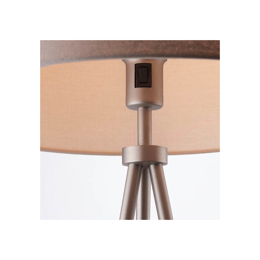 Endon 66987 - Golvlampa TRI 1xE27/60W/230V beige