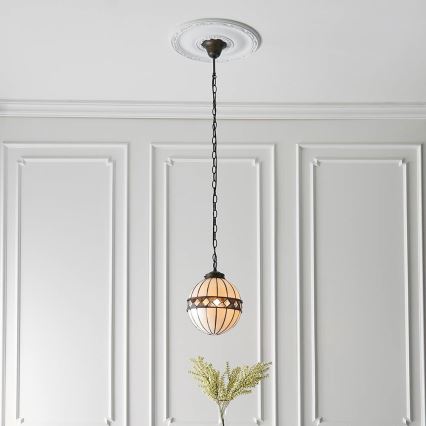 Endon 67044 - Ljuskrona på kedja FARGO 1xE14/40W/230V diameter 25,5 cm