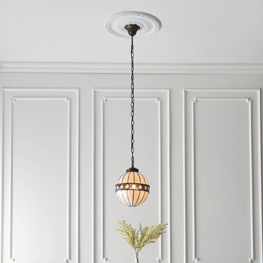 Endon 67044 - Ljuskrona på kedja FARGO 1xE14/40W/230V diameter 25,5 cm