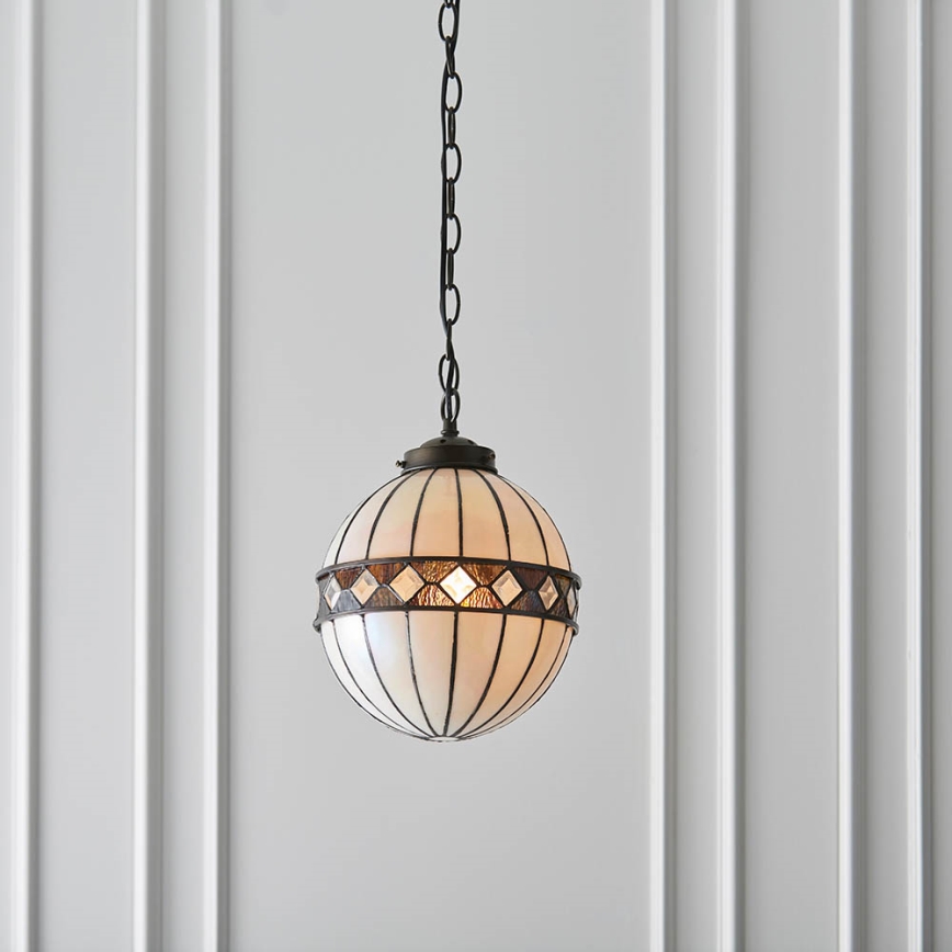 Endon 67044 - Ljuskrona på kedja FARGO 1xE14/40W/230V diameter 25,5 cm