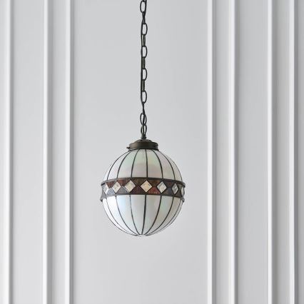 Endon 67044 - Ljuskrona på kedja FARGO 1xE14/40W/230V diameter 25,5 cm
