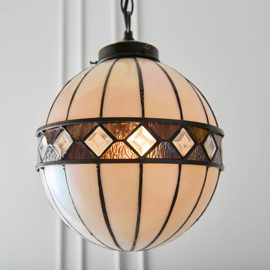 Endon 67044 - Ljuskrona på kedja FARGO 1xE14/40W/230V diameter 25,5 cm