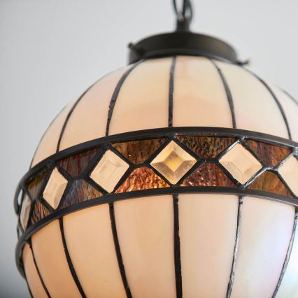 Endon 67044 - Ljuskrona på kedja FARGO 1xE14/40W/230V diameter 25,5 cm