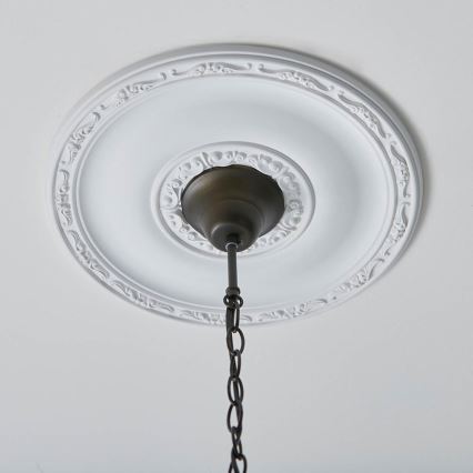 Endon 67044 - Taklampa på kedja Tiffany FARGO 1xE14/40W/230V Ø 25,5 cm