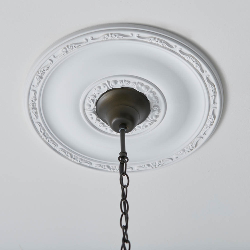 Endon 67044 - Taklampa på kedja Tiffany FARGO 1xE14/40W/230V Ø 25,5 cm