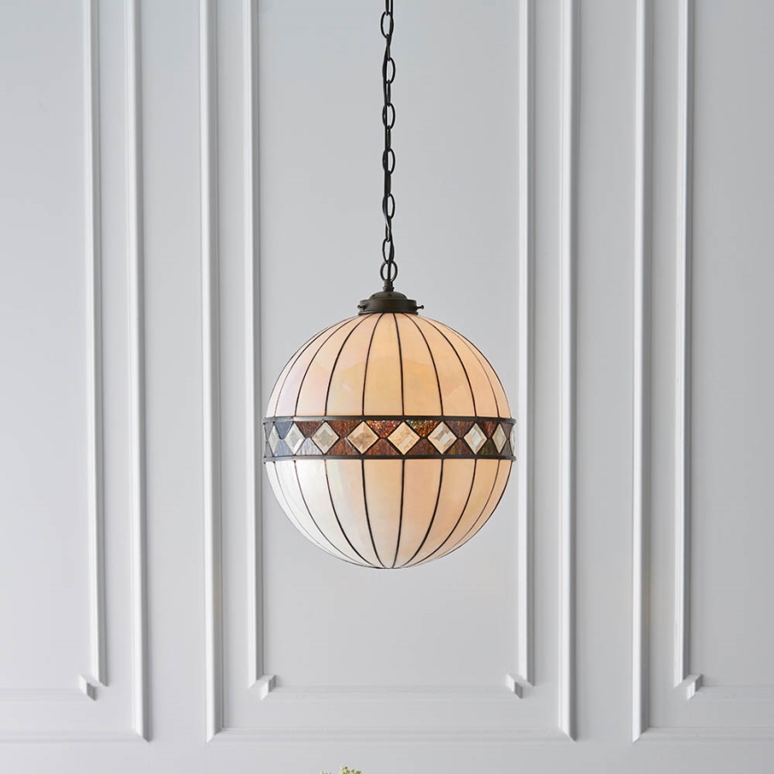 Endon 67045 - Ljuskrona på kedja FARGO 1xE27/60W/230V diameter 40 cm
