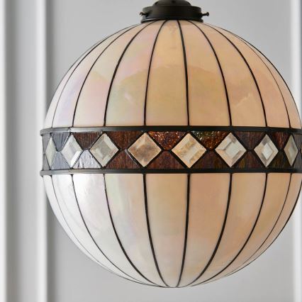 Endon 67045 - Ljuskrona på kedja FARGO 1xE27/60W/230V diameter 40 cm