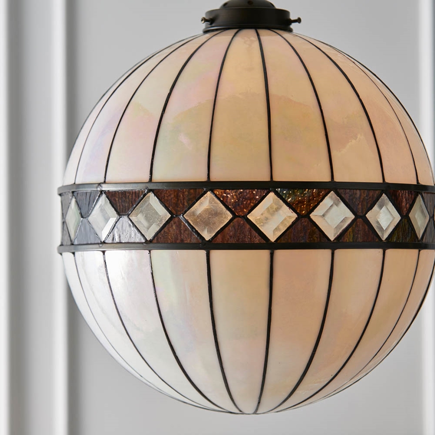 Endon 67045 - Ljuskrona på kedja FARGO 1xE27/60W/230V diameter 40 cm