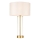 Endon 68802 - Dimmbar touchstyrd bordslampa LESSINA 1xE27/10W/230V guld/vit