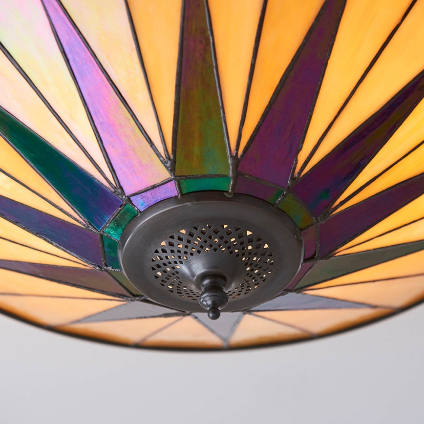 Endon 70240 - Taklampa DARK STAR 2xE27/40W/230V diameter 49 cm