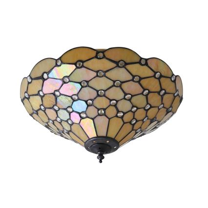 Endon 70242 - Taklampa PEARL 2xE27/60W/230V diameter 37 cm