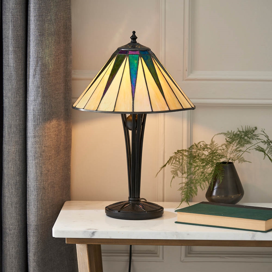 Endon 70367 - Bordslampa DARK STAR 1xE14/40W/230V diameter 30 cm