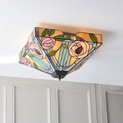 Endon 70698 - Taklampa WILLOW 2xE27/60W/230V