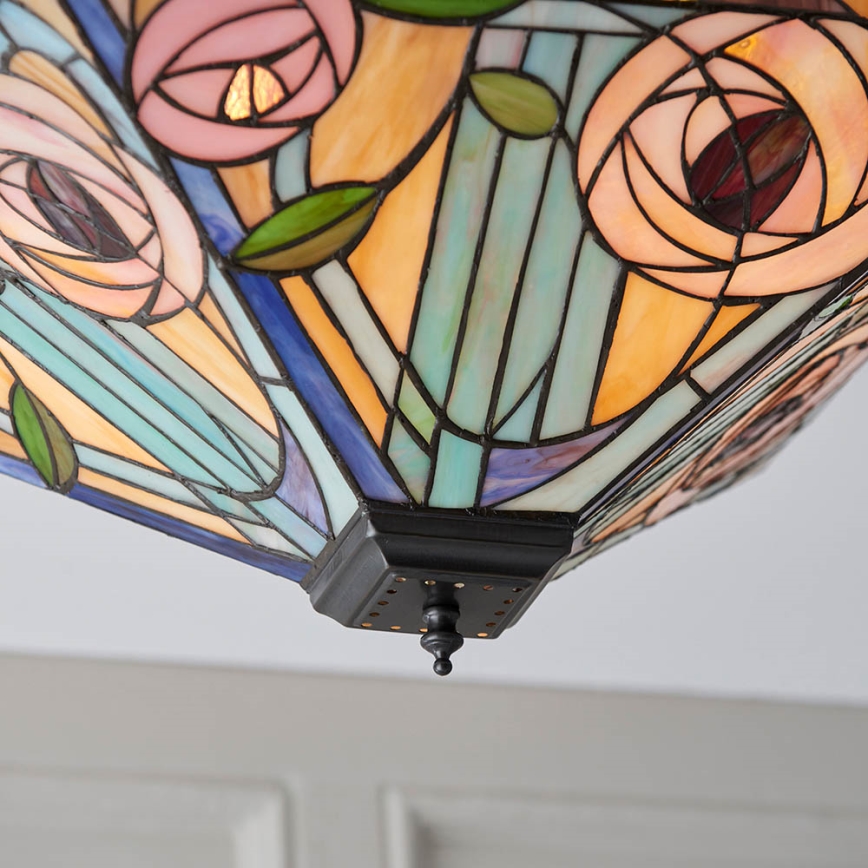 Endon 70698 - Taklampa WILLOW 2xE27/60W/230V