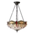 Endon 70759 - Taklampa med kedja DRAGONFLY 3xE27/60W/230V Ø 41 cm