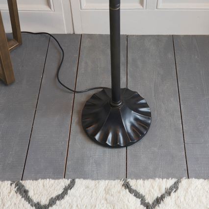 Endon 70936 - Golvlampa FARGO 2xE27/60W/230V Ø 50 cm
