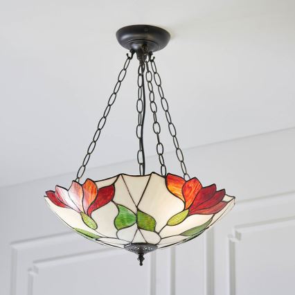 Endon 70946 - Ljuskrona på kedja BOTANICA 3xE27/60W/230V diameter 45 cm