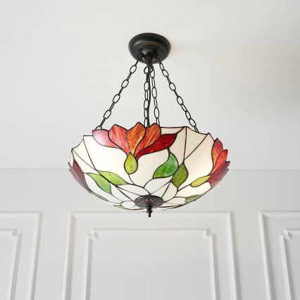Endon 70946 - Ljuskrona på kedja BOTANICA 3xE27/60W/230V diameter 45 cm