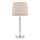 Endon 72175 - Bordslampa med USB-port SYON 1xE14/40W/230V skinande krom/beige