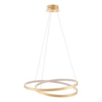 Endon 72479 - LED ljuskrona med textilsladd SCRIBBLE LED/31,5W/230V 3000K guld