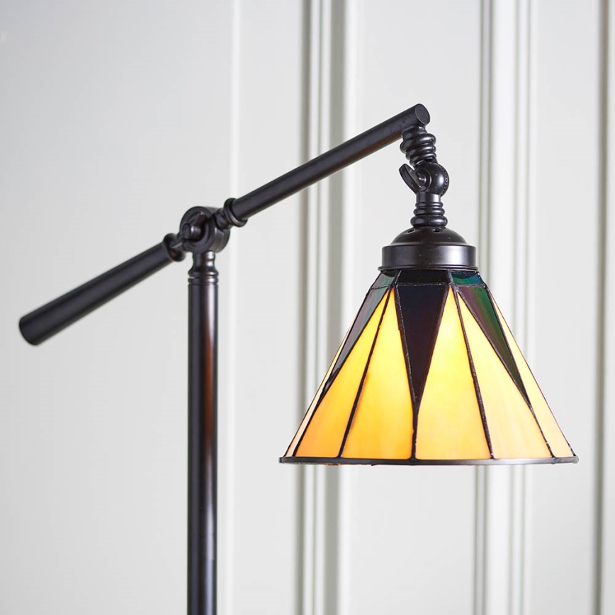 Endon 74355 - Golvlampa DARK STAR 1xE14/40W/230V