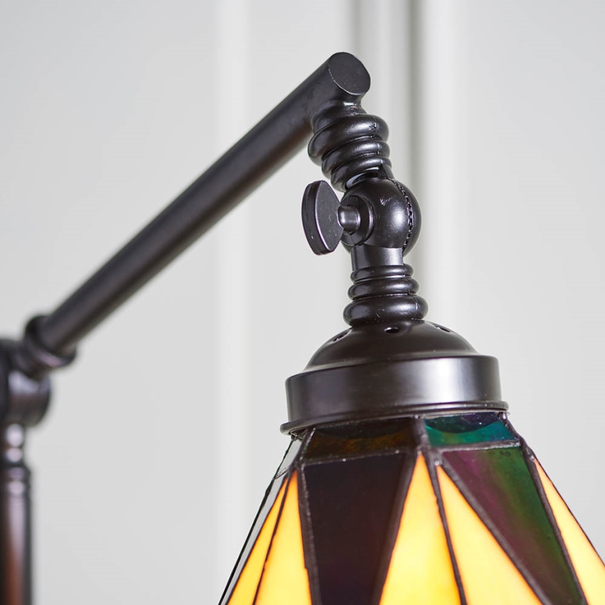Endon 74355 - Golvlampa DARK STAR 1xE14/40W/230V