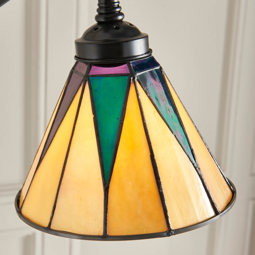 Endon 74355 - Golvlampa DARK STAR 1xE14/40W/230V