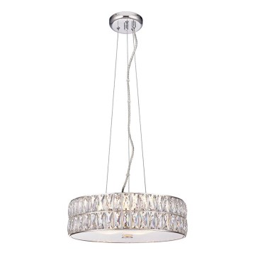 Endon 76513 - VERINA LED-pendel på vajer 5xLED/5W/230V polerad krom