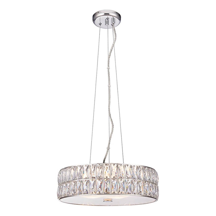 Endon 76513 - VERINA LED-pendel på vajer 5xLED/5W/230V polerad krom