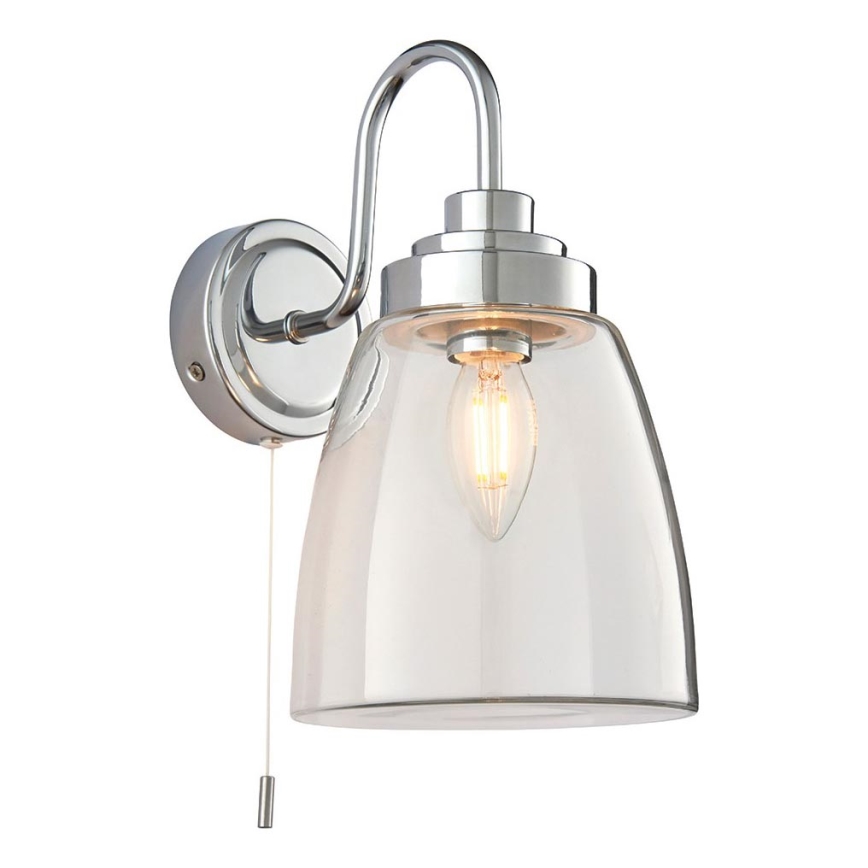 Endon 77088 - Badrumsvägglampa ASHBURY 1xE14/4W/230V IP44 blank krom