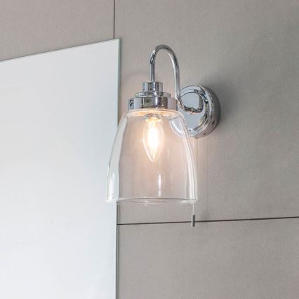 Endon 77088 - Badrumsvägglampa ASHBURY 1xE14/4W/230V IP44 blank krom