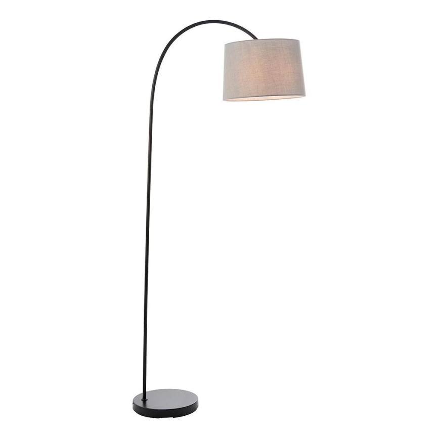Endon 78163 - Golvlampa CARLSON 1xE27/60W/230V grå/svart