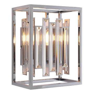 Endon 81932 - Vägglampa ACADIA 1xE14/40W/230V blank krom