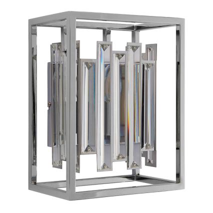 Endon 81932 - Vägglampa ACADIA 1xE14/40W/230V blank krom