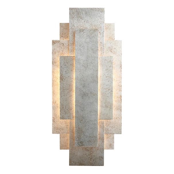 Endon 90451 - Vägglampa ALZARE 2xG9/3W/230V vit patina