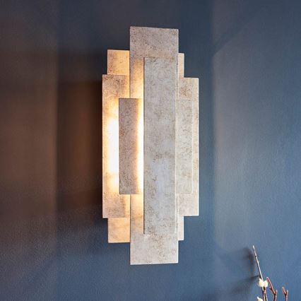 Endon 90451 - Vägglampa ALZARE 2xG9/3W/230V vit patina