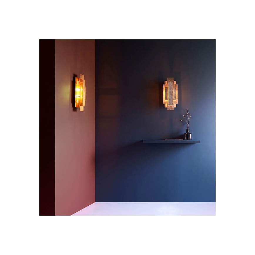 Endon 90451 - Vägglampa ALZARE 2xG9/3W/230V vit patina