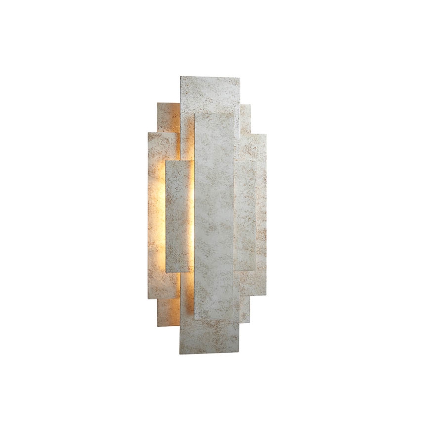 Endon 90451 - Vägglampa ALZARE 2xG9/3W/230V vit patina