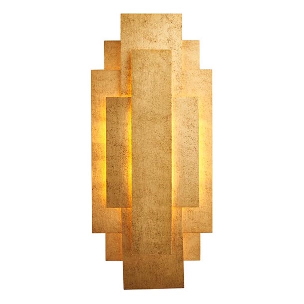 Endon 90452 - Vägglampa ALZARE 2xG9/3W/230V guld